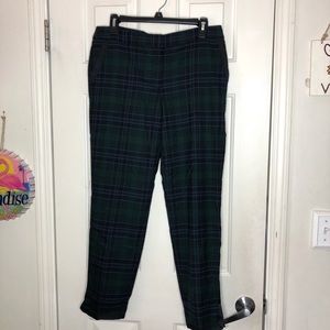 plaid vintage trousers
